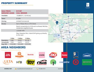 Plus de détails pour West 37th Street North, Wichita, KS - Terrain à louer