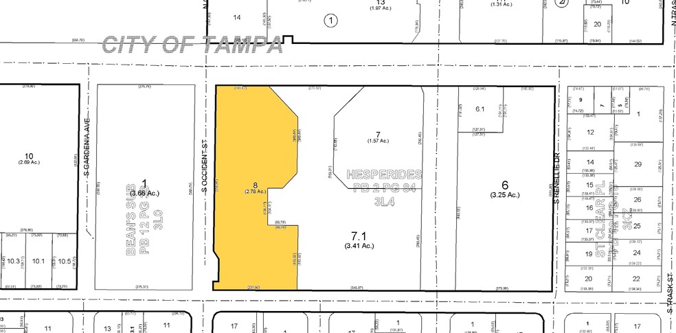 4890 W Kennedy Blvd, Tampa, FL à louer - Plan cadastral - Image 2 de 11