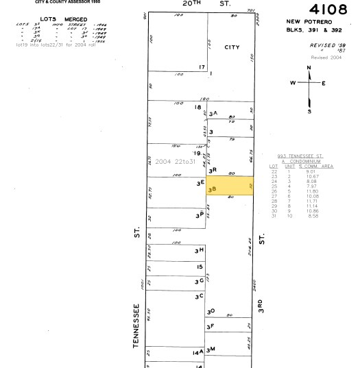 2368 3rd St, San Francisco, CA à louer - Plan cadastral - Image 2 de 54