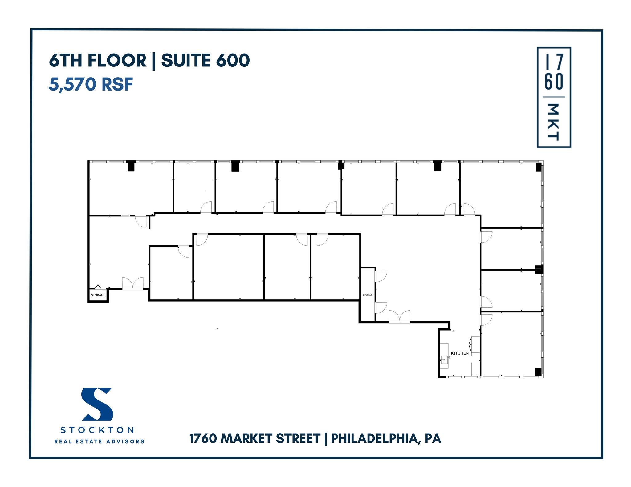 1760 Market St, Philadelphia, PA for lease Site Plan- Image 1 of 1