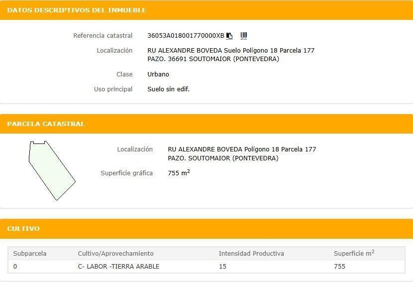 Land in Soutomaior, Pontevedra for sale Building Photo- Image 1 of 8