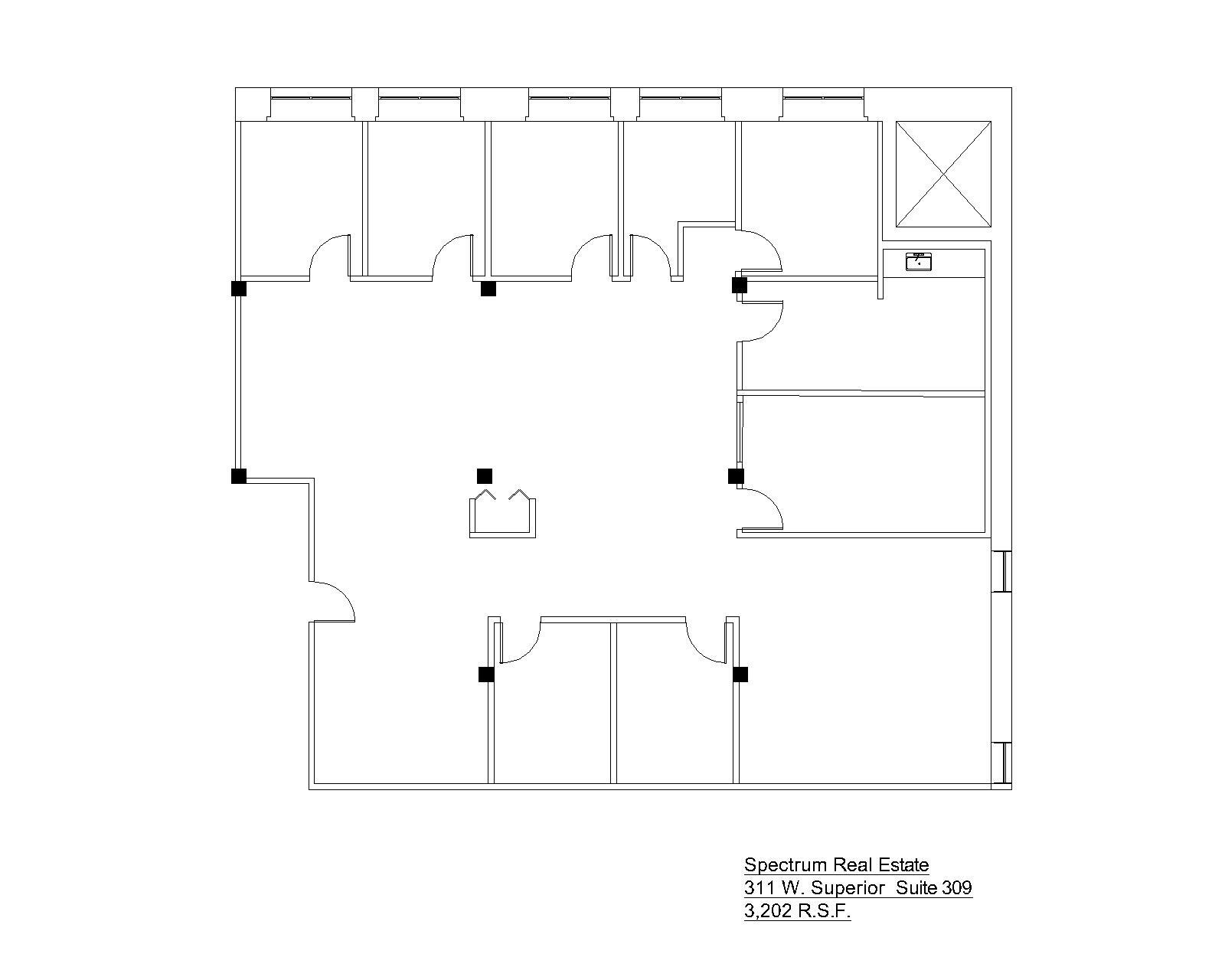 311 W Superior St, Chicago, IL à louer Plan d’étage- Image 1 de 1