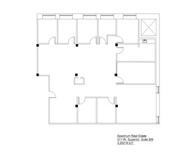 311 W Superior St, Chicago, IL à louer Plan d’étage- Image 1 de 1