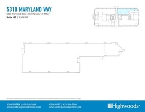 5410 Maryland Way, Brentwood, TN for lease Floor Plan- Image 1 of 1