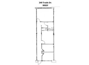 337-375 Trane Ln, Knoxville, TN à louer Plan d’étage- Image 1 de 1