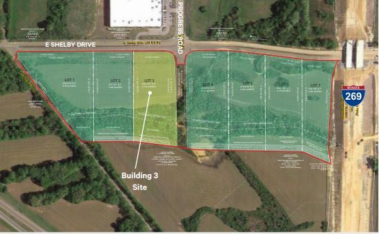 851 E Shelby dr, Collierville, TN for lease Site Plan- Image 1 of 2