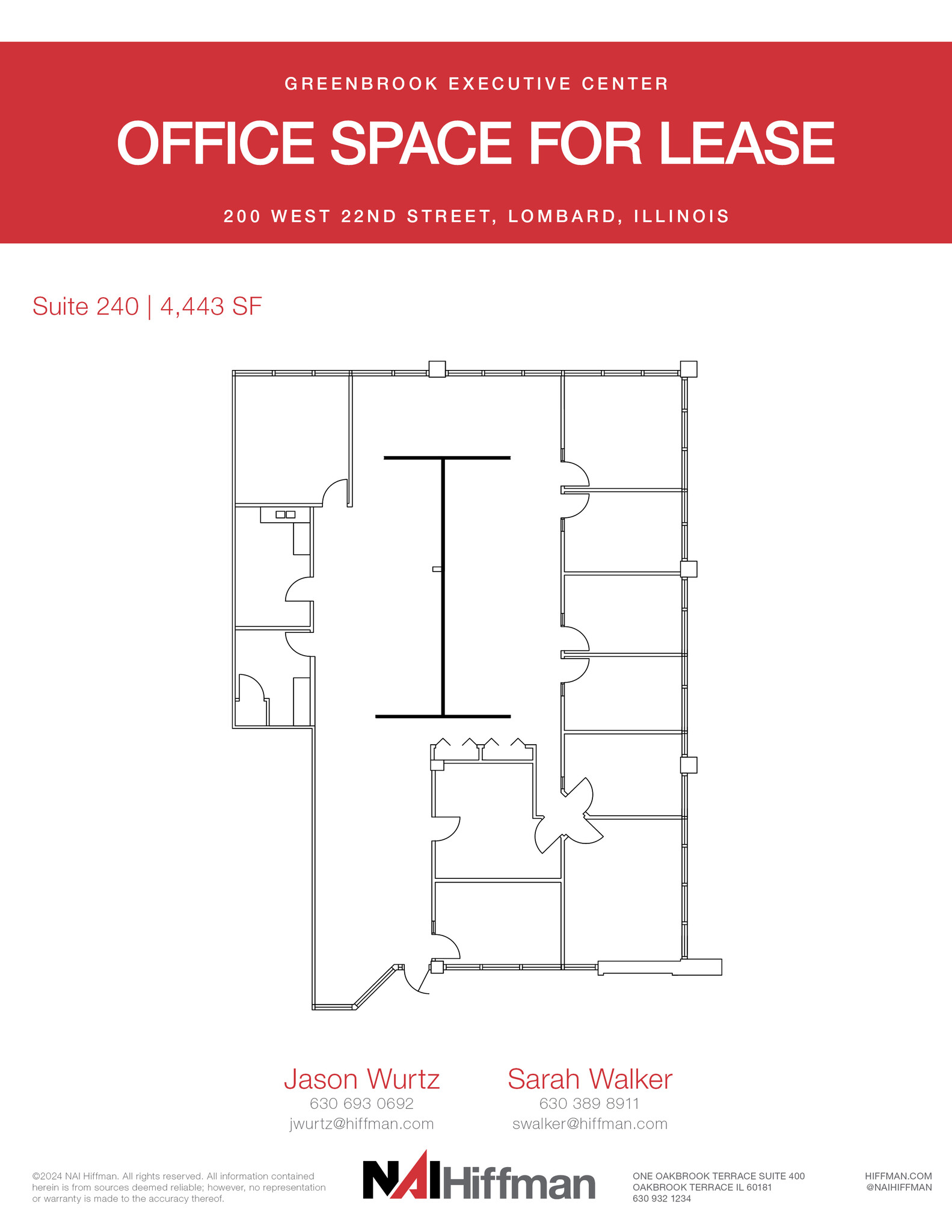 200 W 22nd St, Lombard, IL à louer Plan d  tage- Image 1 de 1