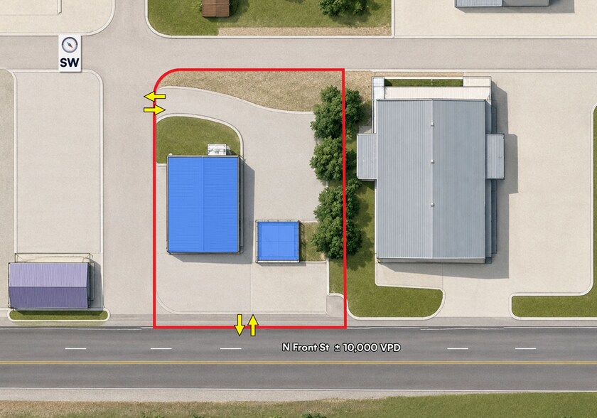 201 N Front St, Falls City, TX à vendre - Photo du bâtiment - Image 2 de 2