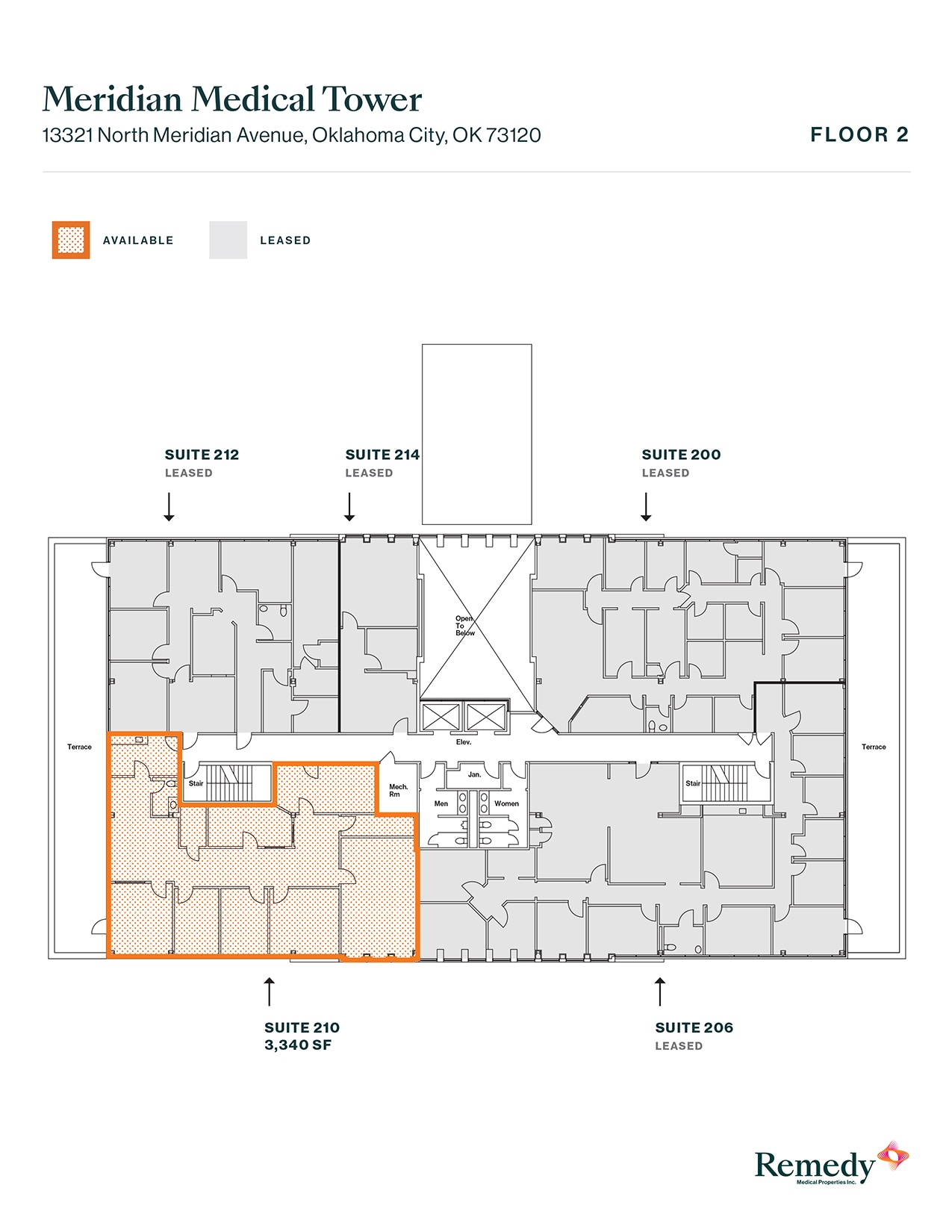 13321 N Meridian Ave, Oklahoma City, OK for lease Floor Plan- Image 1 of 1