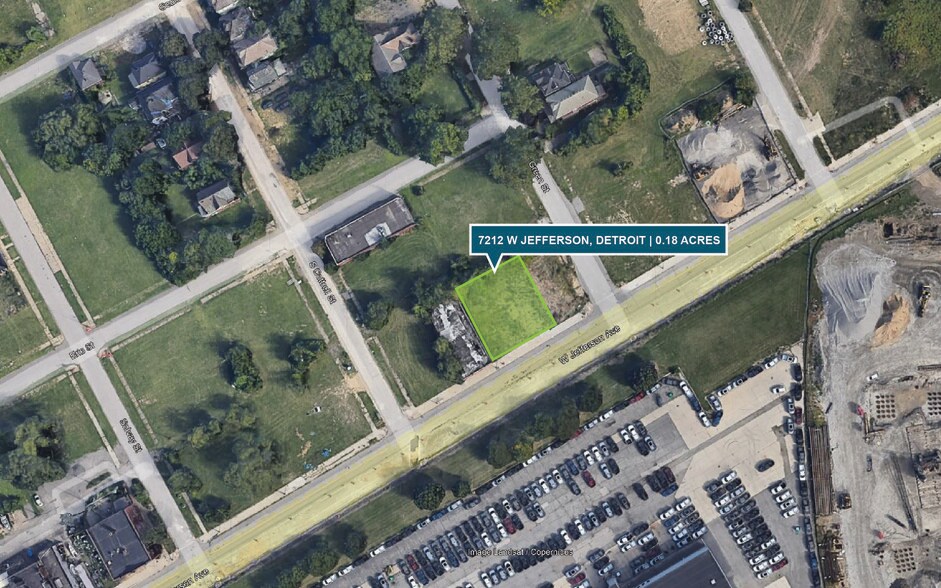 2.31 Acre Detroit Land Portfolio portefeuille de 14 propriétés à vendre sur LoopNet.ca - Aérien - Image 3 de 4