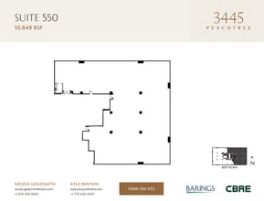3445 Peachtree Rd NE, Atlanta, GA for lease Floor Plan- Image 2 of 2