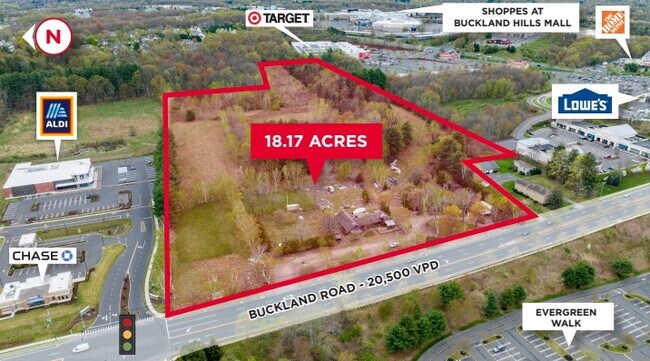 Plus de détails pour 130-150 Buckland, South Windsor, CT - Terrain à vendre