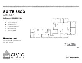 20 N Wacker Dr, Chicago, IL à louer Plan d’étage- Image 1 de 1