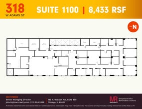 318 W Adams St, Chicago, IL à louer Plan d’étage- Image 1 de 12