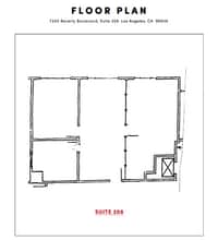 7250 Beverly Blvd, Los Angeles, CA for lease Floor Plan- Image 1 of 1