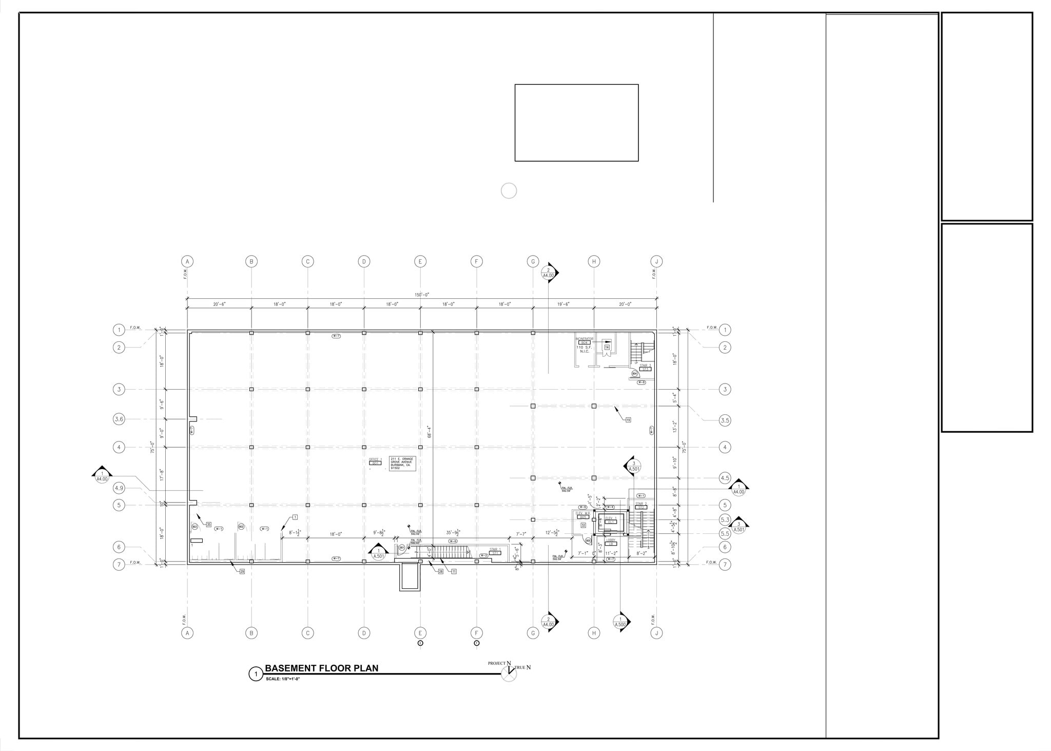 200 N San Fernando Blvd, Burbank, CA à louer Plan de site- Image 1 de 1