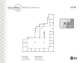 9450 W Bryn Mawr Ave, Rosemont, IL for lease Floor Plan- Image 1 of 2