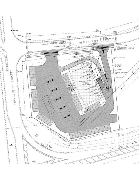 415 Griffin St, Brandon, MS à louer - Plan de site - Image 2 de 3