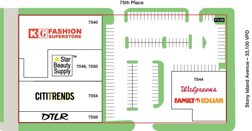 76th & Stony Shopping Center portfolio of 2 properties for sale on LoopNet.ca - Floor Plan - Image 2 of 2