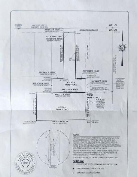 2413 W Bender Blvd, Hobbs, NM à vendre - Plan de site - Image 2 de 11