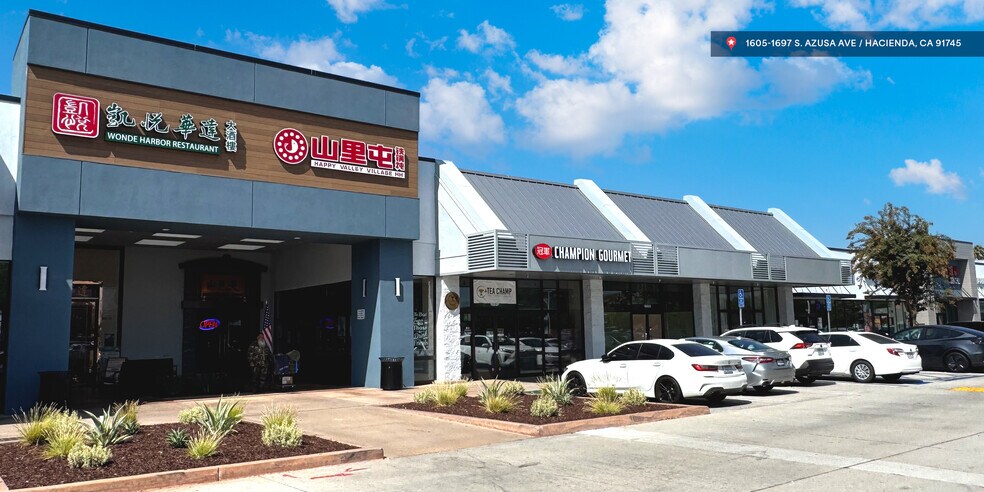 1605-1695 S Azusa Ave, Hacienda Heights, CA à louer - Photo du bâtiment - Image 2 de 5