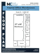 1401 Capital Ave, Plano, TX à louer Plan d’étage- Image 1 de 1