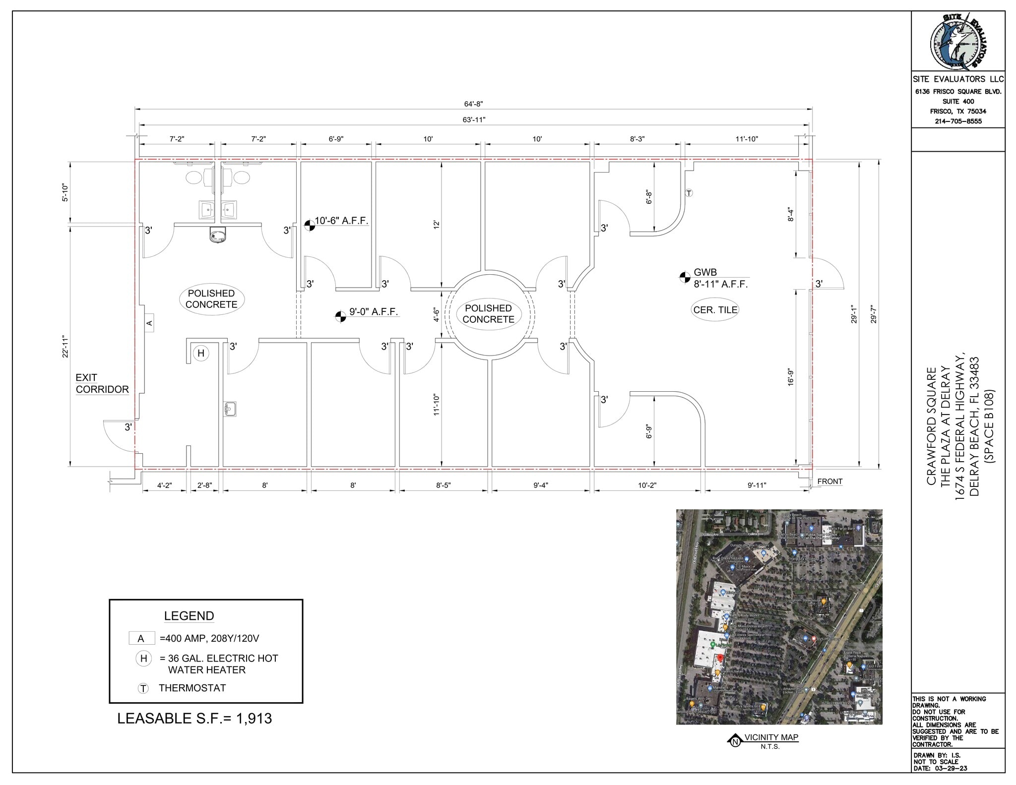 1490-1732 S Federal Hwy, Delray Beach, FL à louer Plan de site- Image 1 de 5