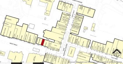 1-21 West Walk, Yate à louer Plan de site- Image 2 de 2