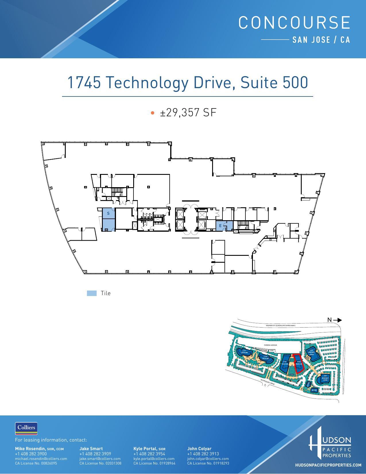 224 Airport Pkwy, San Jose, CA à louer Plan d’étage- Image 1 de 1