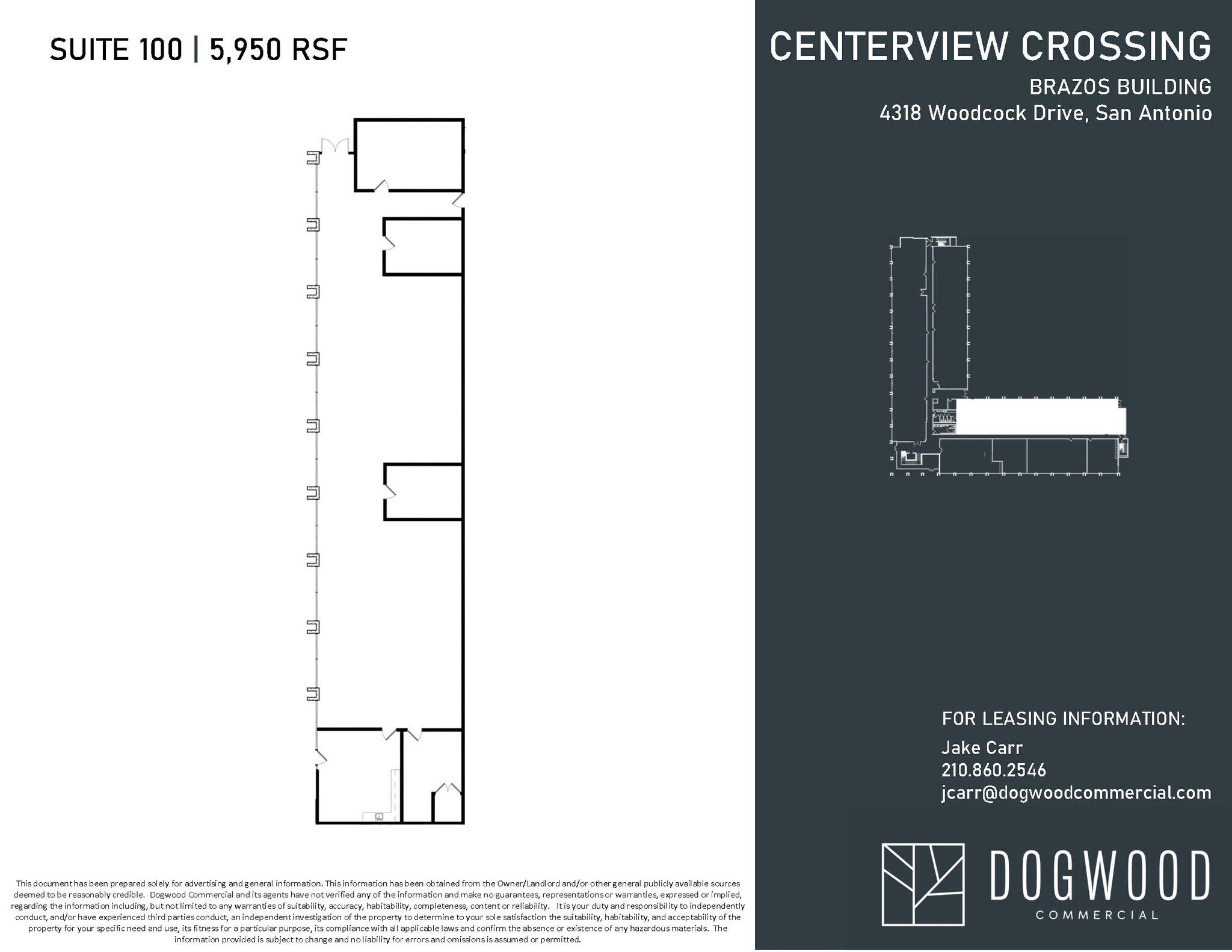 4538 Centerview Dr, San Antonio, TX for lease Floor Plan- Image 1 of 1