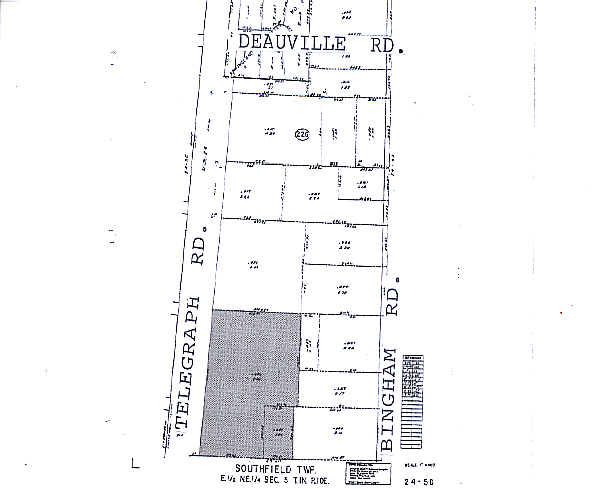 32100 Telegraph Rd, Bingham Farms, MI à louer - Plan cadastral - Image 2 de 6