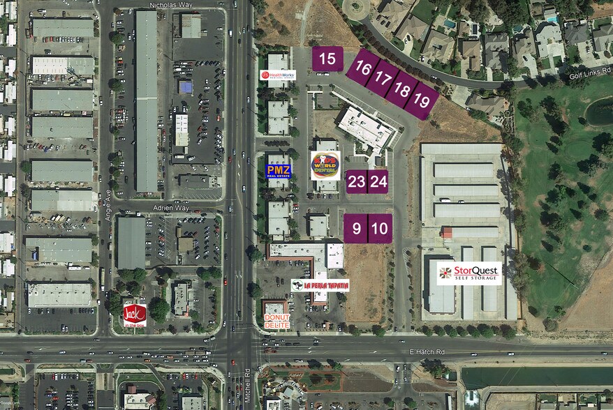 1344-1412 Mitchell Rd, Modesto, CA à vendre - Photo du bâtiment - Image 2 de 2