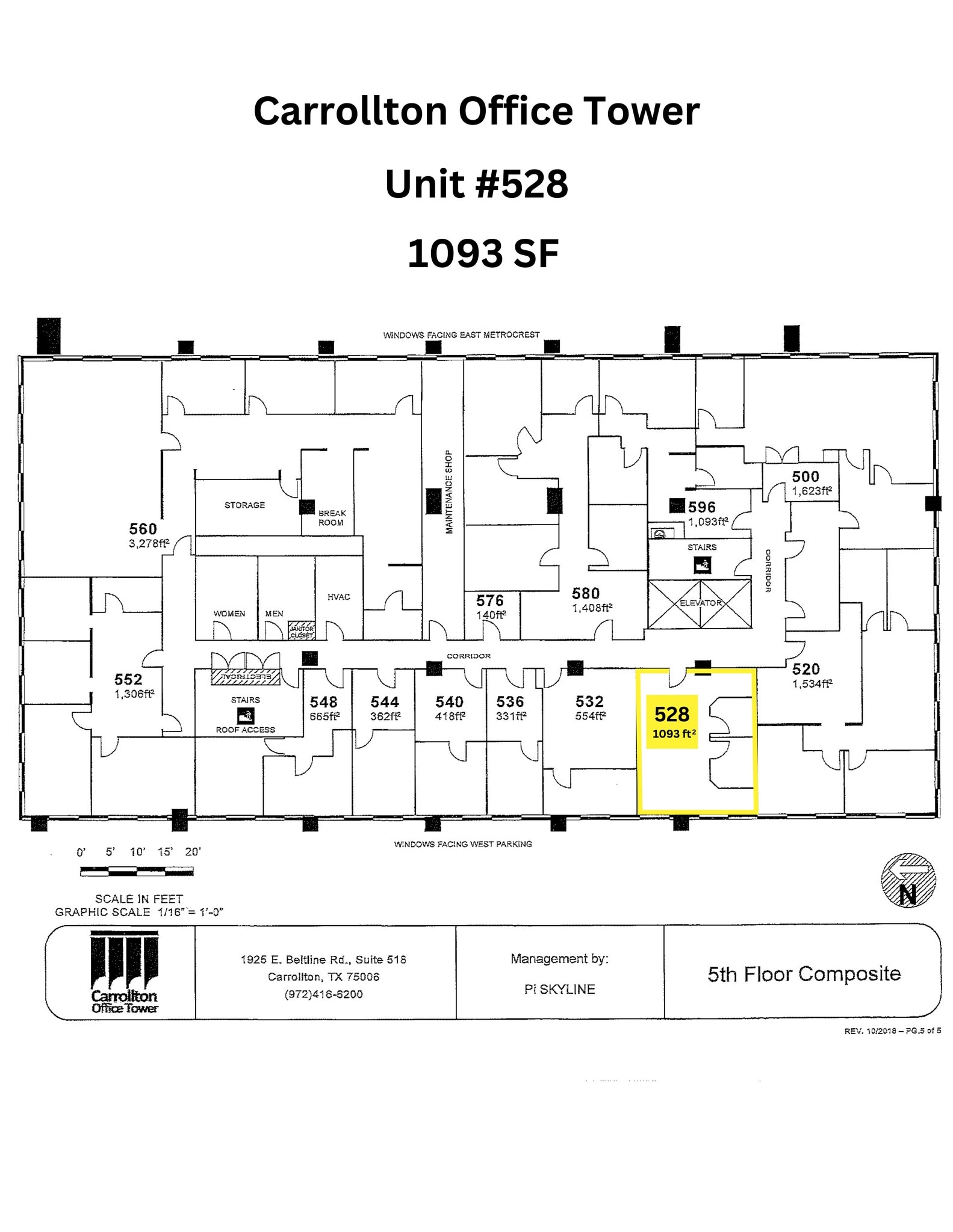 1925 E Belt Line Rd, Carrollton, TX à louer Plan de site- Image 1 de 2