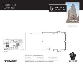 1775 Sherman St, Denver, CO for lease Floor Plan- Image 1 of 1