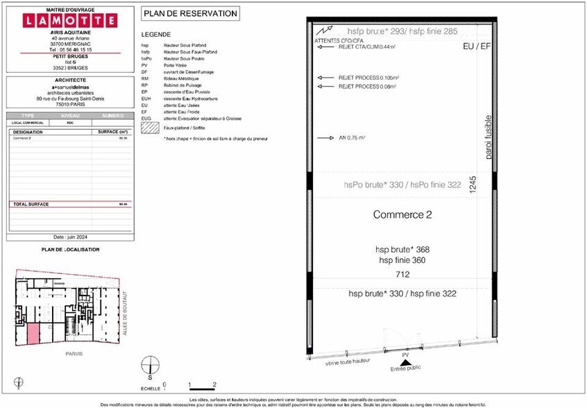 Retail in Bruges for lease - Floor Plan - Image 2 of 2