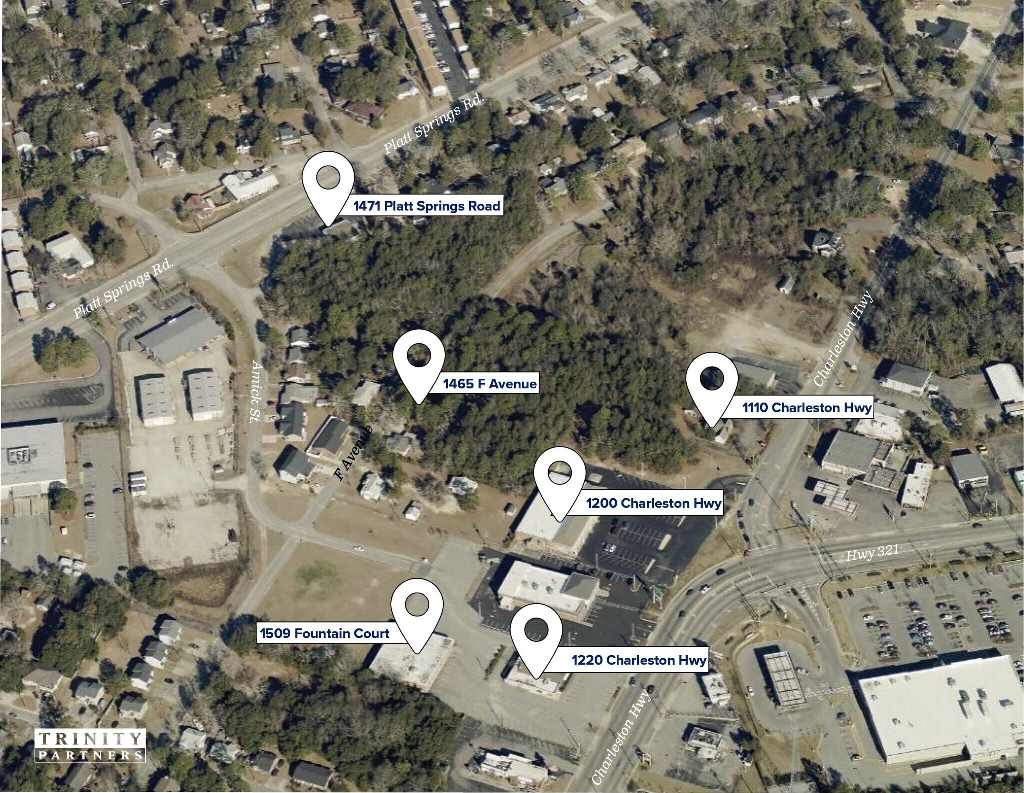 1110-1220 Charleston Hwy, West Columbia, SC à louer Photo du bâtiment- Image 1 de 2
