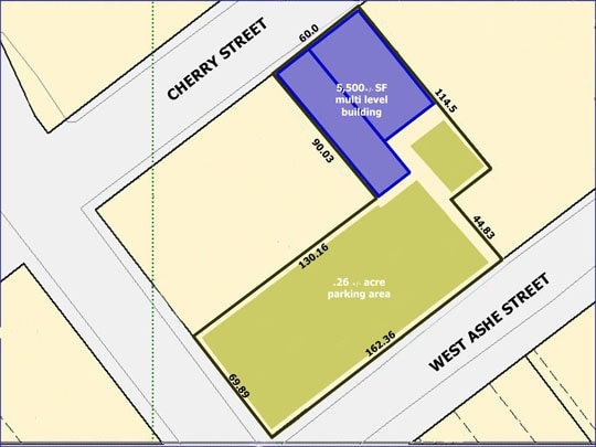 221 Cherry St, Johnson City, TN for lease - Plat Map - Image 2 of 3