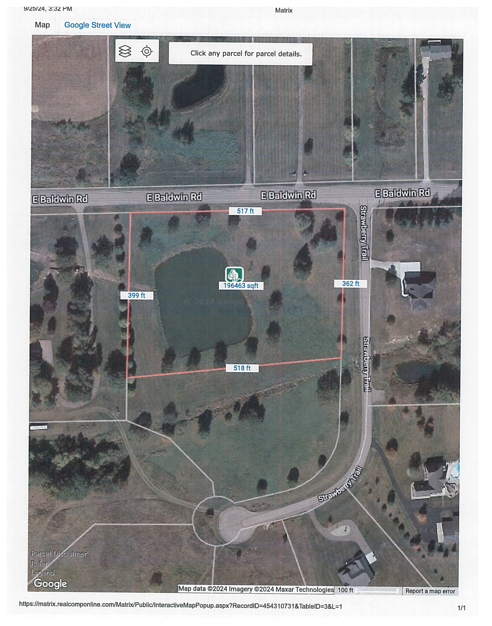 10020 Strawberry Trl, Goodrich, MI for sale Building Photo- Image 1 of 3