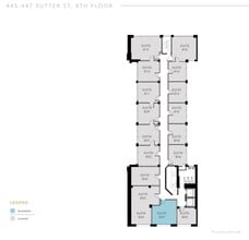 445-447 Sutter St, San Francisco, CA for lease Floor Plan- Image 1 of 1
