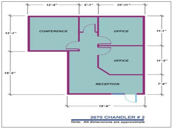 2670 Chandler Ave, Las Vegas, NV à louer - Plan d’étage - Image 2 de 5
