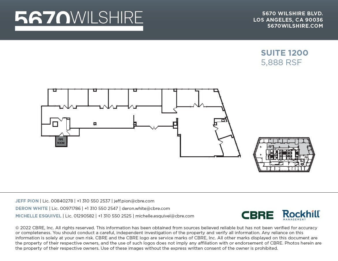 5670 Wilshire Blvd, Los Angeles, CA for lease Floor Plan- Image 1 of 1
