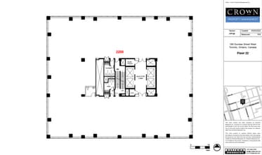 180 Dundas St W, Toronto, ON for lease Floor Plan- Image 2 of 2