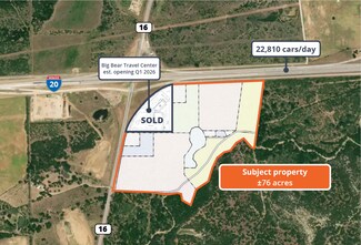 Plus de détails pour I-20 & Hwy 16, Strawn, TX - Terrain à vendre