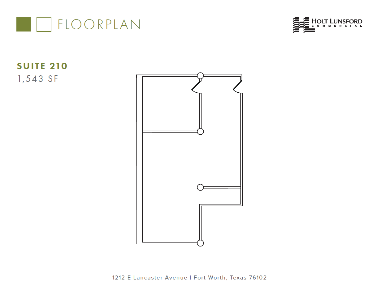 1212 E Lancaster Ave, Fort Worth, TX for lease Floor Plan- Image 1 of 1