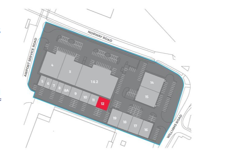 Airport Service Rd, Portsmouth for lease Goad Map- Image 1 of 1