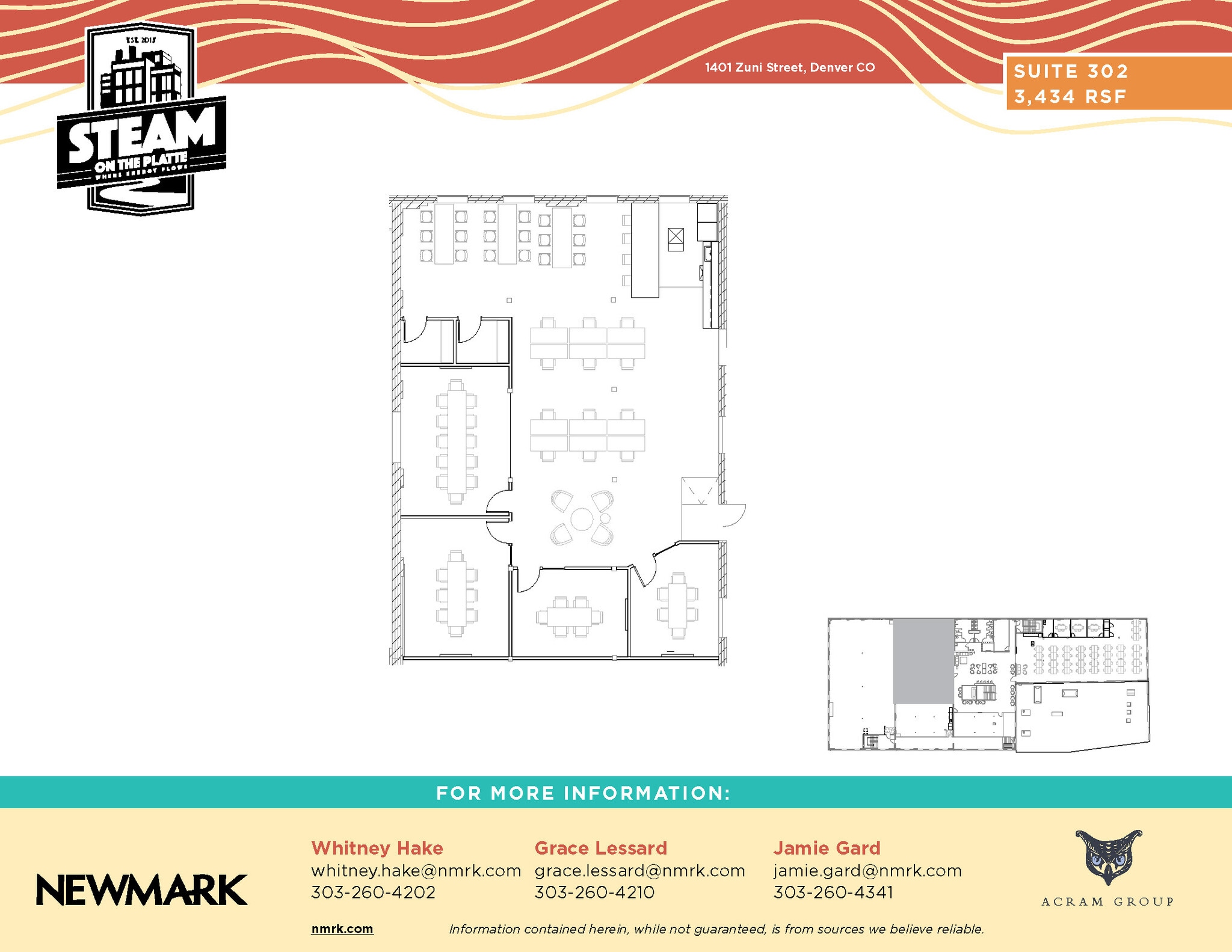 1401 Zuni St, Denver, CO for lease Floor Plan- Image 1 of 7