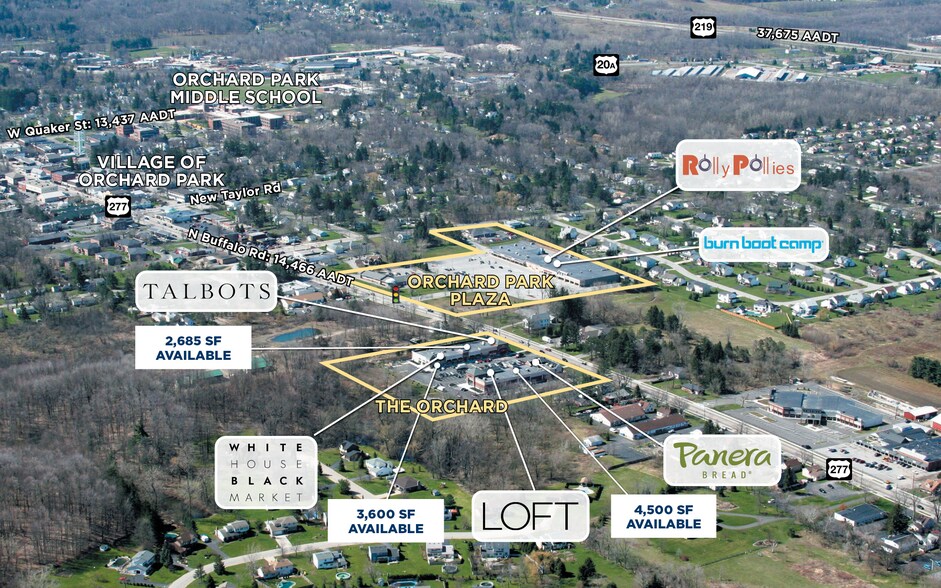 3995 N Buffalo Rd, Orchard Park, NY à louer - Aérien - Image 2 de 6