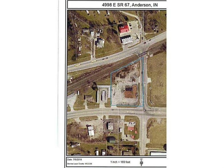 4998 E CR 67, Anderson, IN à vendre - Aérien - Image 2 de 9