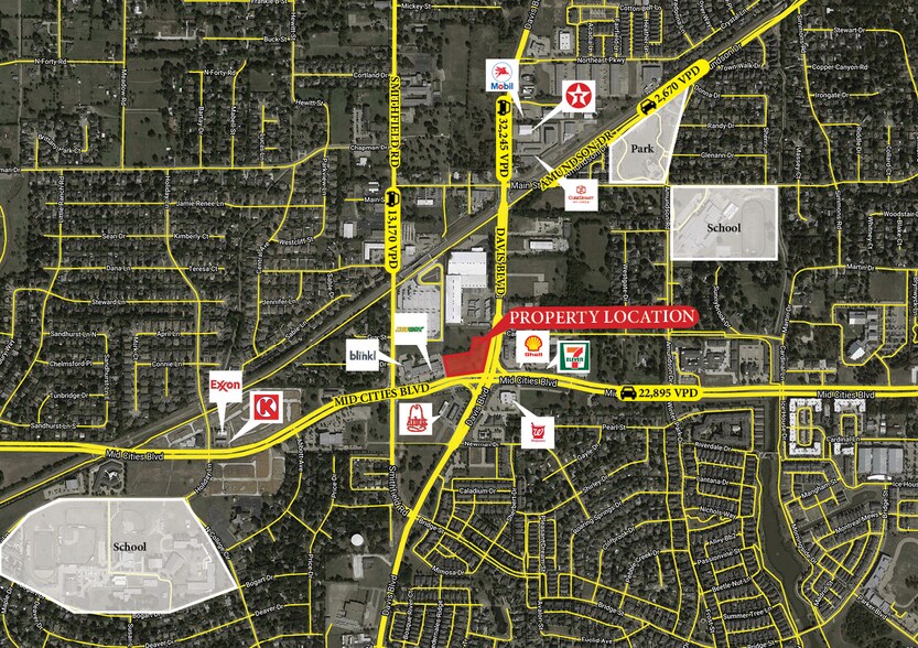 7901 Mid Cities Blvd, North Richland Hills, TX à vendre - Photo du bâtiment - Image 1 de 3