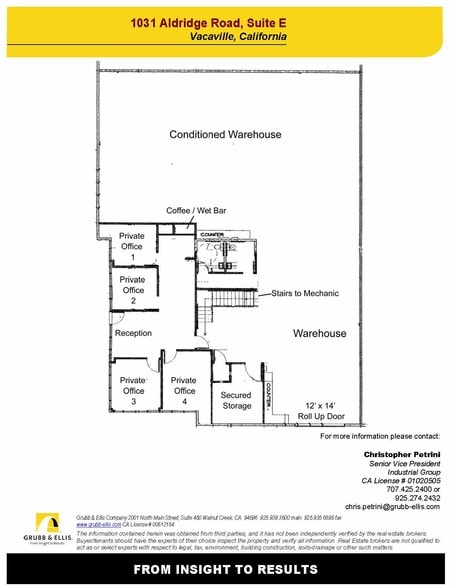 1031 Aldridge Rd, Vacaville, CA for lease - Floor Plan - Image 2 of 4